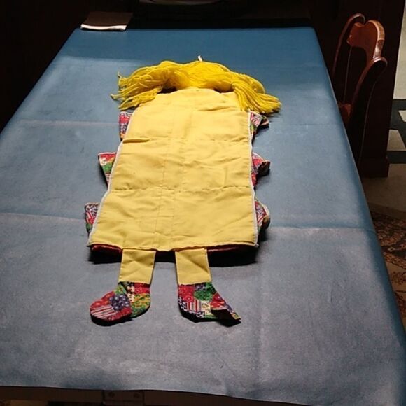 Vintage Six Pocket Handmade Children's Shoe Hanger/organizer Cottagecore - Picture 3 of 8